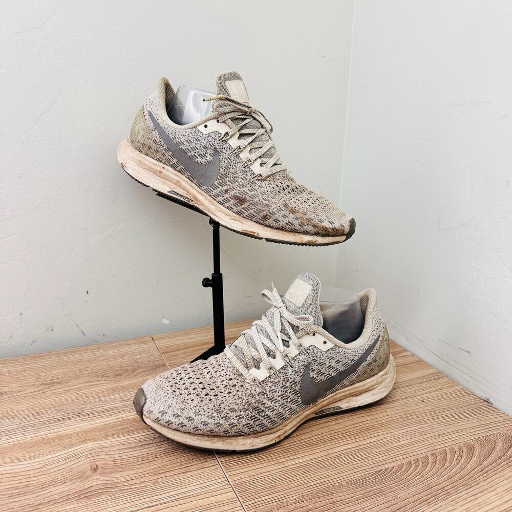 Mike Air Zoom Pegasus 35 Gray Running Shoes Men’s Size 8